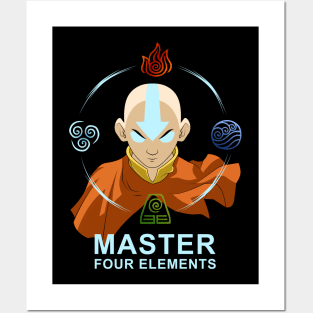 MASTER FOUR ELEMENTS Posters and Art